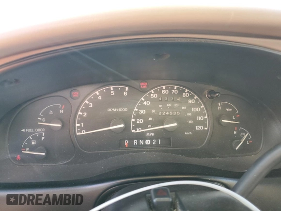 2001 Ford Ranger XL Fleet with VIN 1FTZR15U41PA49418, listed as a Copart auction lot 80397434 with 224,535 mi miles and Salvage title. Bid and sale history available at DreamBid. Image 9.