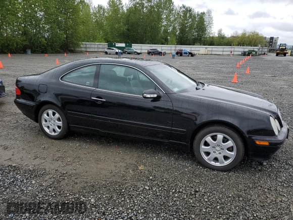 2001 Mercedes-Benz CLK 320/430 with VIN WDBLJ65G71F175961, listed as a Copart auction lot 54886275 with 58,455 mi miles and Clean Title. Bid and sale history available at carsss.com. Image 4.