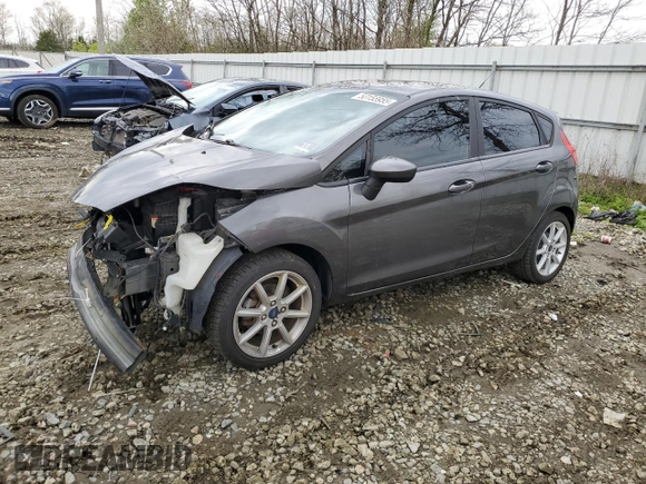2019 Ford Fiesta SE with VIN 3FADP4EJ5KM107136, listed as a Copart auction lot 53155955 with 77,234 mi miles and Clean Title. Bid and sale history available at carsss.com. Image 1.