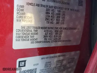 2020 GMC Sierra 1500 Denali with VIN 1GTU9FED3LZ324906, listed as a Copart auction lot 72769324 with 0 mi miles and Salvage Title. Bid and sale history available at carsss.com. Image 12.