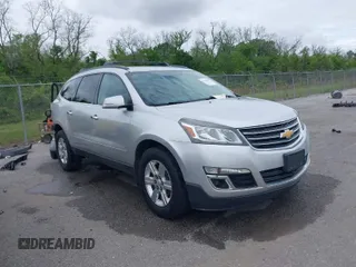 2015 Chevrolet Traverse LT with VIN 1GNKRGKD1FJ363490, listed as a IAAI auction lot 41962819 with 163,685 mi miles. Bid and sale history available at carsss.com. Image 1.