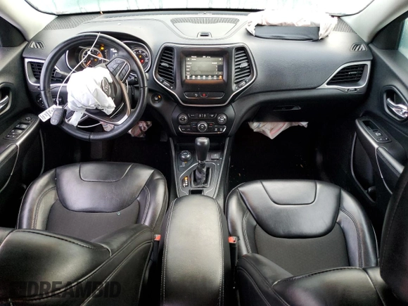 2019 Jeep Cherokee Latitude Plus with VIN 1C4PJMLB3KD306461, listed as a Copart auction lot 86721844 with 58,252 mi miles and Salvage Title. Bid and sale history available at carsss.com. Image 8.