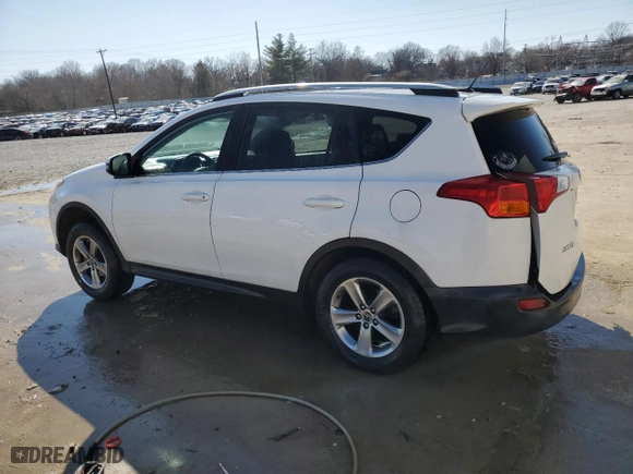 2015 Toyota RAV4 XLE with VIN 2T3RFREV6FW287377, listed as a Copart auction lot 48483805 with 146,533 mi miles and Salvage Title. Bid and sale history available at carsss.com. Image 2.