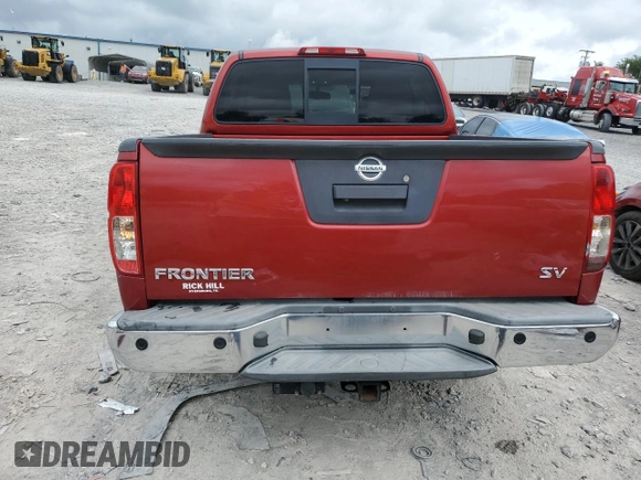 2015 Nissan Frontier SV with VIN 1N6AD0ER1FN708055, listed as a Copart auction lot 61051315 with 139,647 mi miles and Salvage title. Bid and sale history available at DreamBid. Image 6.