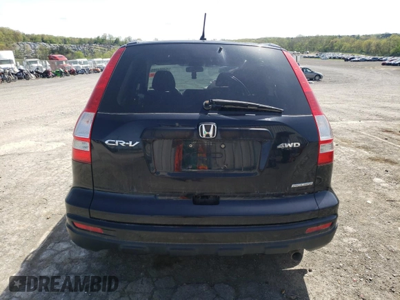 2011 Honda CR-V SE with VIN 5J6RE4H47BL053782, listed as a Copart auction lot 54604205 with 166,409 mi miles and Salvage title. Bid and sale history available at DreamBid. Image 6.