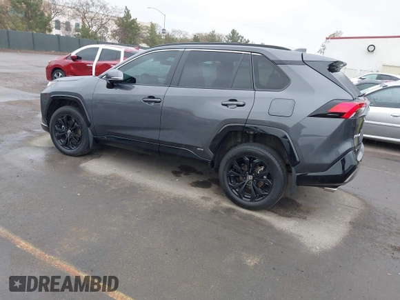 2024 Toyota RAV4 Hybrid SE with VIN 2T3T6RFV0RW055852, listed as a IAAI auction lot 41804088 with 36,428 mi miles and . Bid and sale history available at DreamBid. Image 3.