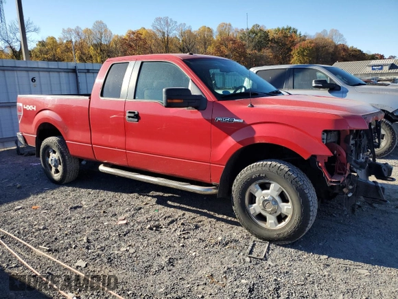 2010 Ford F-150 XL with VIN 1FTEX1E83AFC42916, listed as a Copart auction lot 77590834 with 126,213 mi miles and Salvage Title. Bid and sale history available at carsss.com. Image 4.