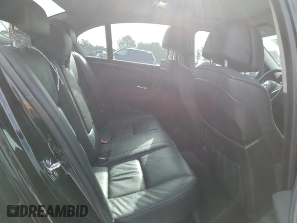 2008 BMW 5 Series 535i with VIN WBANW13598CZ78425, listed as a Copart auction lot 42094325 with 128,455 mi miles and Salvage Title. Bid and sale history available at carsss.com. Image 10.