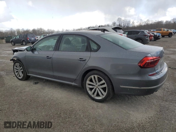 2019 Volkswagen Passat Wolfsburg Edition z VIN 1VWLA7A38KC005411, wystawiony jako Copart lot #52876005 z przebiegiem 82 144 mil mil oraz Szkoda całkowita • Salvage title. Historia ofert i sprzedaży dostępna na DreamBid. Obrazek 2.
