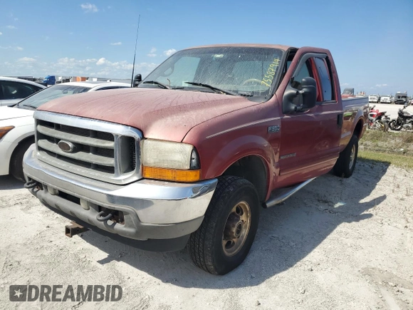 2001 Ford F-350 XL with VIN 1FTSX31F51EB27355, listed as a Copart auction lot 75587914 with 600,855 mi miles and Non Repairable. Bid and sale history available at DreamBid. Image 1.