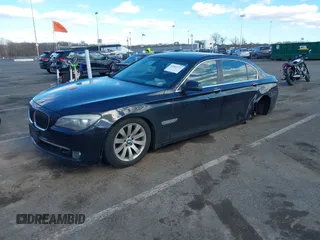 2011 BMW 7 Series 750Li xDrive with VIN WBAKC8C52BC434392, listed as a IAAI auction lot 41501172 with 99,389 mi miles. Bid and sale history available at carsss.com. Image 2.