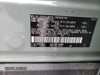 2023 Toyota RAV4 Hybrid XLE Premium with VIN JTMB6RFV7PD116071, listed as a Copart auction lot 51510795 with 16,399 mi miles and Salvage Title. Bid and sale history available at carsss.com. Image 14.