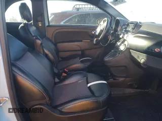 2017 FIAT 500e with VIN 3C3CFFGE8HT529912, listed as a Copart auction lot 42961285 with 0 mi miles and Clean Title. Bid and sale history available at carsss.com. Image 10.