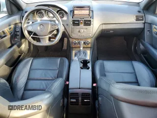 2009 Mercedes-Benz C 63 AMG with VIN WDDGF77X59F241951, listed as a Copart auction lot 78033634 with 52,467 mi miles and Salvage Title. Bid and sale history available at DreamBid. Image 8.