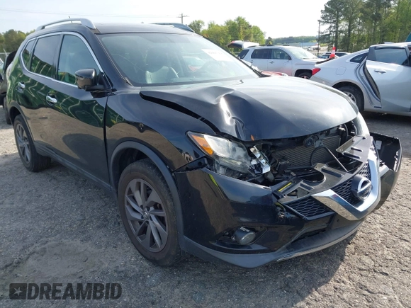 2016 Nissan Rogue SL with VIN 5N1AT2MV8GC870418, listed as a IAAI auction lot 42005368 with 61,063 mi miles and . Bid and sale history available at DreamBid. Image 1.