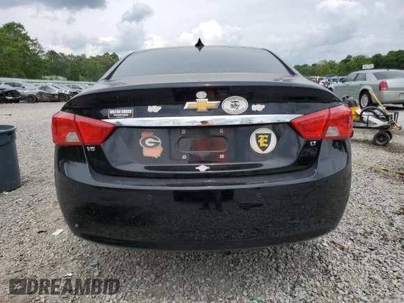 2018 Chevrolet Impala LT with VIN 2G1105S36J9144533, listed as a Copart auction lot 53897875 with 100,956 mi miles and Salvage Title. Bid and sale history available at DreamBid. Image 6.