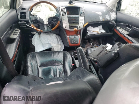 2004 Lexus RX 330 with VIN JTJGA31U640026376, listed as a Copart auction lot 51933005 with 214,362 mi miles and Salvage Title. Bid and sale history available at carsss.com. Image 8.