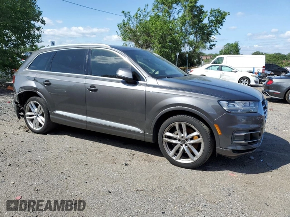 2018 Audi Q7 Prestige with VIN WA1VAAF72JD032076, listed as a Copart auction lot 57638005 with 211,242 mi miles and Salvage title. Bid and sale history available at DreamBid. Image 4.