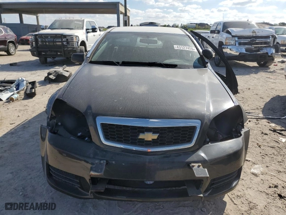 2014 Chevrolet Caprice Police Patrol Vehicle Police with VIN 6G3NS5U3XEL952305, listed as a Copart auction lot 43127455 with NaN miles and Salvage Title. Bid and sale history available at carsss.com. Image 5.