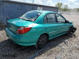 2001 Kia Rio with VIN KNADC123X16050454, listed as a Copart auction lot 70842064 with 102,681 mi miles and Salvage Title. Bid and sale history available at carsss.com. Image 3.