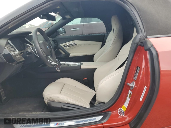 2020 BMW Z4 sDrive30i with VIN WBAHF3C03LWW70025, listed as a Copart auction lot 50814654 with 21,802 mi miles. Bid and sale history available at carsss.com. Image 7.