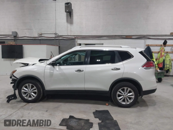 2016 Nissan Rogue SV with VIN KNMAT2MV6GP654743, listed as a IAAI auction lot 41836418 with 171,889 mi miles and . Bid and sale history available at DreamBid. Image 15.
