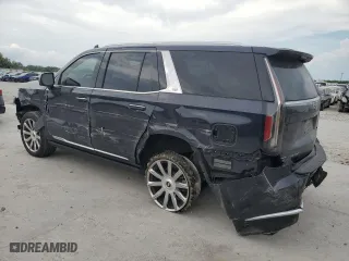 2023 Cadillac Escalade Premium Luxury Platinum with VIN 1GYS4DKL2PR267989, listed as a Copart auction lot 69024614 with 13,229 mi miles and Salvage Title. Bid and sale history available at carsss.com. Image 2.