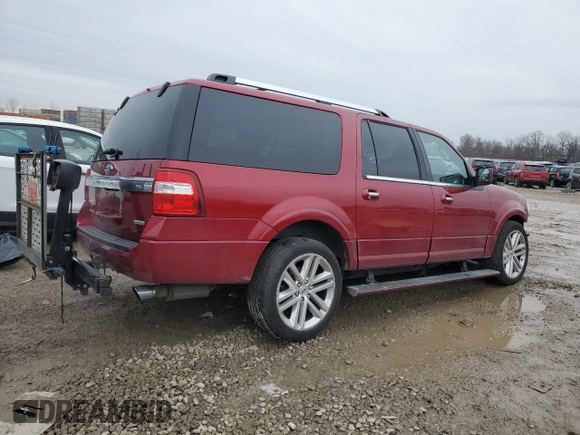 2017 Ford Expedition EL Limited with VIN 1FMJK2ATXHEA18776, listed as a Copart auction lot 42125195 with 69,740 mi miles and Salvage Title. Bid and sale history available at carsss.com. Image 3.