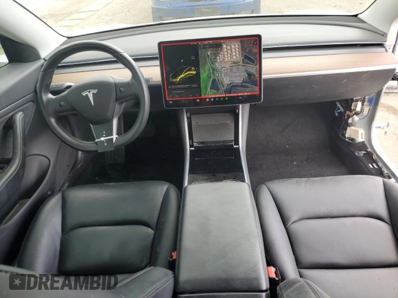 2019 Tesla Model 3 Mid Range with VIN 5YJ3E1EA8KF412886, listed as a Copart auction lot 50824565 with 54,803 mi miles and Salvage Title. Bid and sale history available at carsss.com. Image 8.