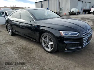 2019 Audi A5 Sportback Premium Plus with VIN WAUENCF57KA017495, listed as a Copart auction lot 77611653 with 38,822 mi miles. Bid and sale history available at carsss.com. Image 4.