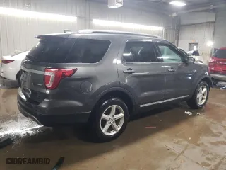 2017 Ford Explorer XLT with VIN 1FM5K8DH7HGB88643, listed as a Copart auction lot 48550145 with 159,670 mi miles and Salvage Title. Bid and sale history available at carsss.com. Image 3.