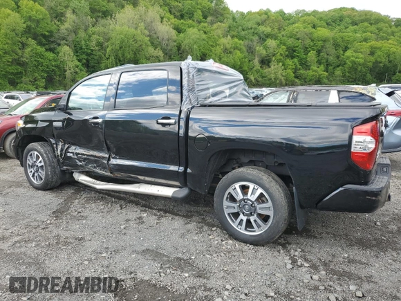 2021 Toyota Tundra Platinum with VIN 5TFAY5F18MX965518, listed as a Copart auction lot 56329745 with 66,313 mi miles and Salvage title. Bid and sale history available at DreamBid. Image 2.