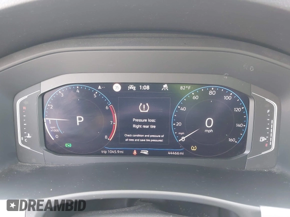 2021 Volkswagen Atlas SEL Premium R-Line with VIN 1V2FE2CA8MC235003, listed as a IAAI auction lot 42513449 with 44,466 mi miles and . Bid and sale history available at DreamBid. Image 7.