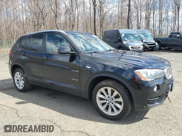 2017 BMW X3 xDrive28i z VIN 5UXWX9C31H0T19319, wystawiony jako Copart lot #50607795 z przebiegiem 137 741 mil mil oraz Szkoda całkowita • Salvage title. Historia ofert i sprzedaży dostępna na DreamBid. Obrazek 4.
