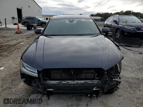 2015 Audi A8 L 4.0T with VIN WAU32AFD1FN000783, listed as a Copart auction lot 89306805 with 115,241 mi miles and Salvage Title. Bid and sale history available at carsss.com. Image 5.
