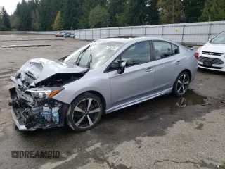 2019 Subaru Impreza Sport with VIN 4S3GKAM63K3620582, listed as a Copart auction lot 77255354 with 0 mi miles and Salvage Title. Bid and sale history available at carsss.com. Image 1.