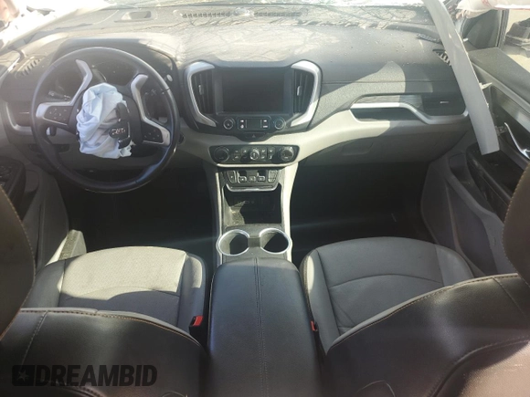 2020 GMC Terrain SLT with VIN 3GKALPEV9LL300950, listed as a Copart auction lot 57899775 with 140,000 mi miles and Salvage title. Bid and sale history available at DreamBid. Image 8.