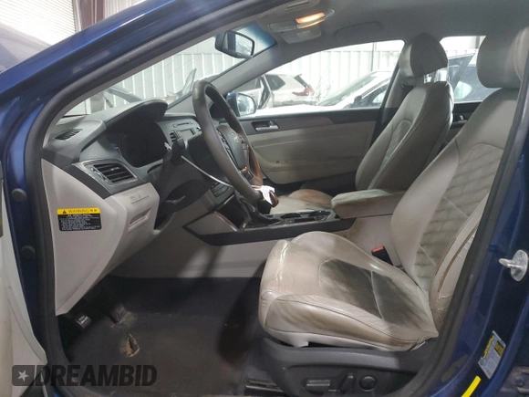 2015 Hyundai Sonata Sport with VIN 5NPE34AF3FH140837, listed as a Copart auction lot 56238805 with 83,546 mi miles and Salvage title. Bid and sale history available at DreamBid. Image 7.
