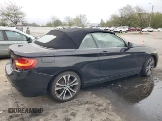 2016 BMW 2 Series 228i xDrive with VIN WBA1L9C55GV325194, listed as a Copart auction lot 72224004 with 134,063 mi miles and Salvage Title. Bid and sale history available at carsss.com. Image 3.