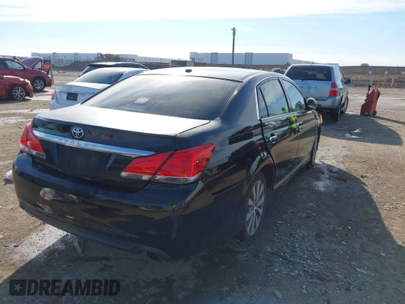 2011 Toyota Avalon with VIN 4T1BK3DB1BU435861, listed as a IAAI auction lot 41341997 with 194,943 mi miles and . Bid and sale history available at DreamBid. Image 4.