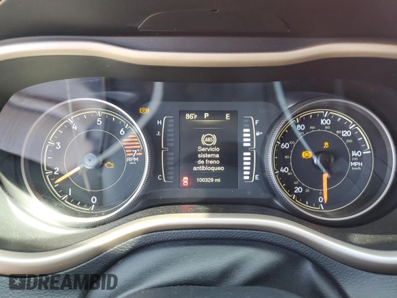 2017 Jeep Cherokee Sport with VIN 1C4PJLAB9HW503404, listed as a Copart auction lot 53154415 with 100,329 mi miles and Salvage title. Bid and sale history available at DreamBid. Image 9.