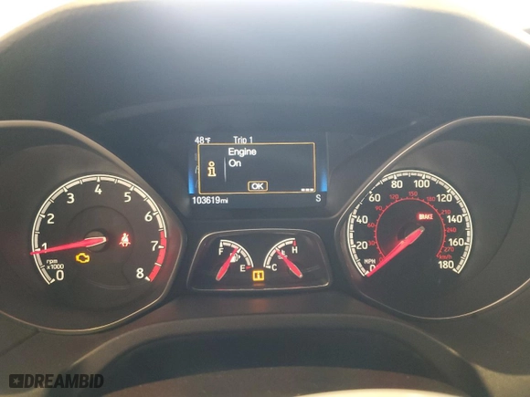 2017 Ford Focus ST with VIN 1FADP3L9XHL273004, listed as a Copart auction lot 46921955 with 103,619 mi miles and Clean Title. Bid and sale history available at carsss.com. Image 9.