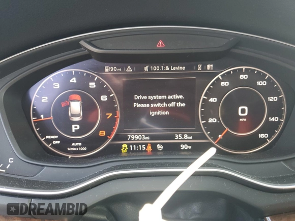 2018 Audi Q5 Prestige with VIN WA1CNAFY0J2116879, listed as a Copart auction lot 61652065 with 79,903 mi miles and Salvage title. Bid and sale history available at DreamBid. Image 9.