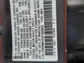 2014 Honda CR-V EX with VIN 2HKRM4H55EH668809, listed as a Copart auction lot 52352685 with 96,409 mi miles and Salvage Title. Bid and sale history available at carsss.com. Image 16.