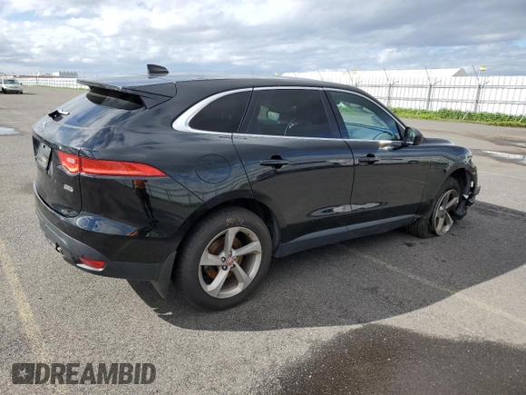 2020 Jaguar F-Pace 25t with VIN SADCS2FX2LA644836, listed as a Copart auction lot 43058284 with 62,929 mi miles and . Bid and sale history available at DreamBid. Image 3.