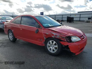 2003 Honda Civic EX with VIN 1HGEM21983L002649, listed as a Copart auction lot 47299475 with 218,024 mi miles and Salvage Title. Bid and sale history available at carsss.com. Image 4.