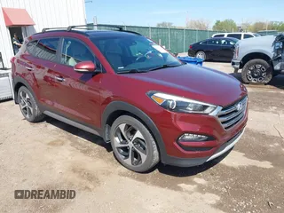 2017 Hyundai Tucson Sport with VIN KM8J33A25HU354352, listed as a IAAI auction lot 42010154 with 104,713 mi miles and . Bid and sale history available at DreamBid. Image 1.