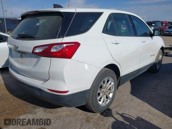 2019 Chevrolet Equinox LS with VIN 3GNAXHEV6KS676068, listed as a IAAI auction lot 42006434 with 55,902 mi miles and . Bid and sale history available at carsss.com. Image 4.