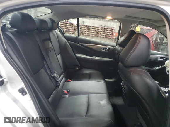 2015 Infiniti Q50 with VIN JN1BV7AR8FM400621, listed as a Copart auction lot 51675905 with 118,067 mi miles and Salvage title. Bid and sale history available at DreamBid. Image 10.