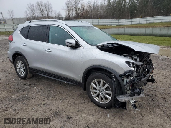 2017 Nissan Rogue SV with VIN KNMAT2MV3HP578478, listed as a Copart auction lot 52212015 with 81,886 mi miles and Salvage Title. Bid and sale history available at carsss.com. Image 4.